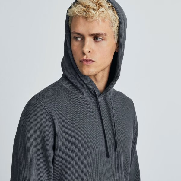 The Waffle-Knit Hoodie