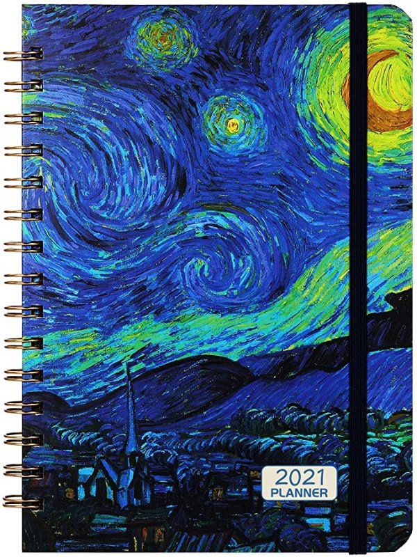 Planner 2021 - Weekly & Monthly Planner 6.37" x 8.46"