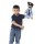 Police Officer Puppet (Detachable Wooden Rod for Animated Gestures, Ideal for Left- or Right-Handed Children, 15” H x 5” W x 6.5” L)