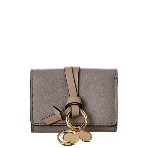 ChloeAlphabet Leather Trifold Wallet