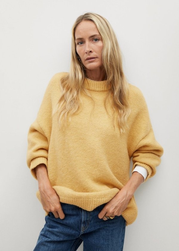 Oversize knit sweater - Women | Mango USA