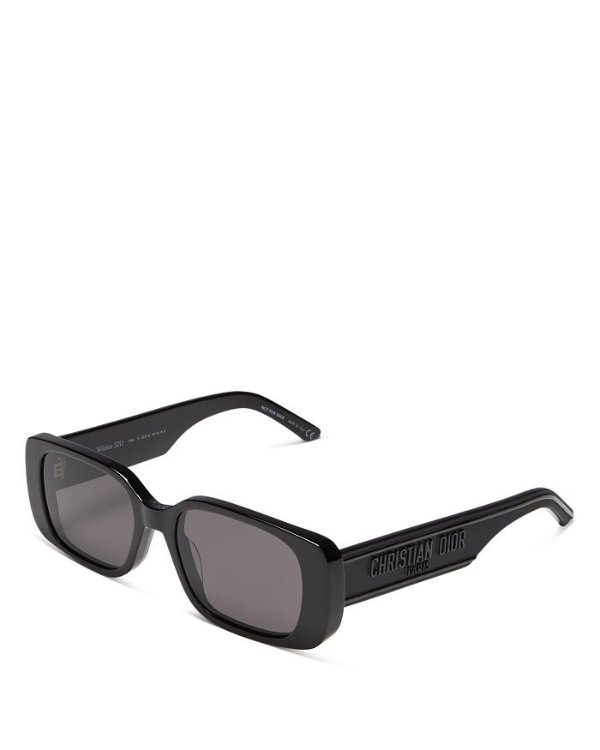 WilS2U Rectangular Sunglasses, 53mm