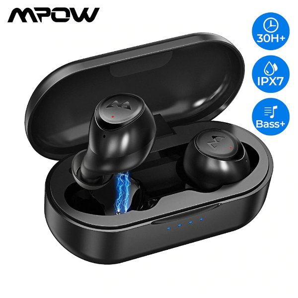 US $31.29 52% OFF|Mpow M7 TWS Bluetooth Earphones HD Stereo Wireless Headphones With Noise Cancelling Mic IPX7 Gaming Headset For iPhone 11 Huawei|Bluetooth Earphones & Headphones| | - AliExpress