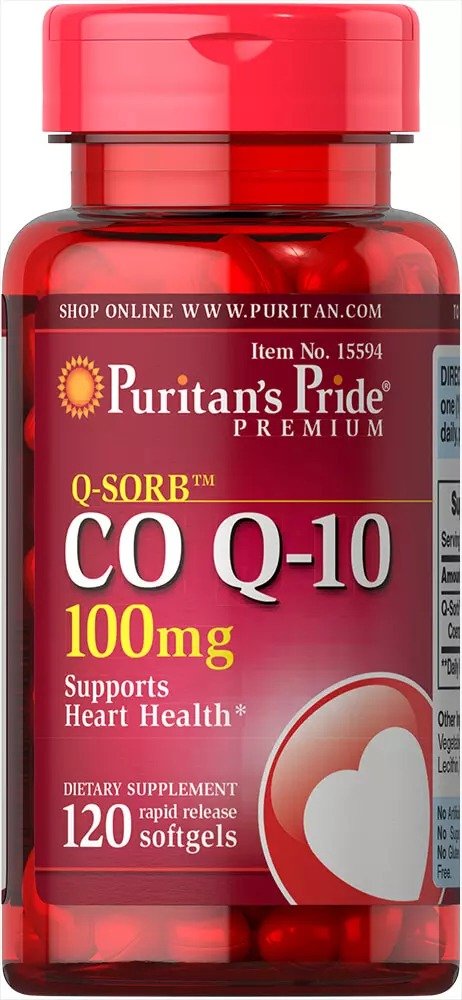 Q-SORB™ Co Q-10 100 mg 120 Softgels | Co Q 10 | Puritan's Pride