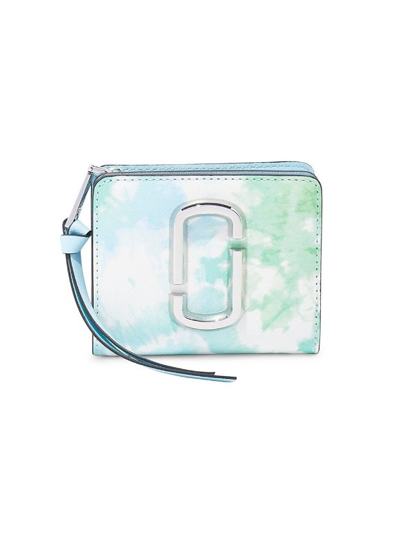 Mini The Snapshot Tie-Dye Coated Leather Wallet