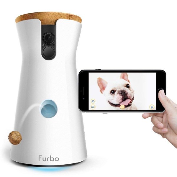 Dog Camera: Treat Tossing, Full HD Wifi Pet Camera and 2-Way Audio, Designed for Dogs, Works with Amazon Alexa