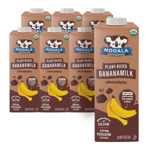 Mooala 有机巧克力植物香蕉奶 1公升6瓶