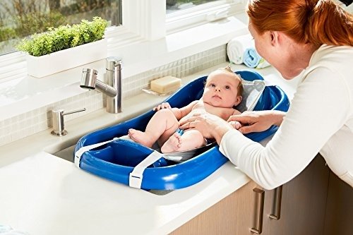Sure Comfort Deluxe Newborn To Toddler Tub, Blue