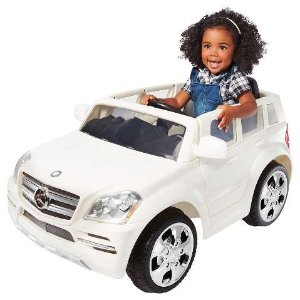 Rollplay Kids' Ride On 6V Mercedes-Benz GL450 SUV - White