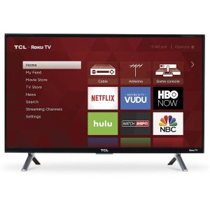 TCL 49" 4K Ultra HD 120Hz HDR Roku Smart TV 2017 Model