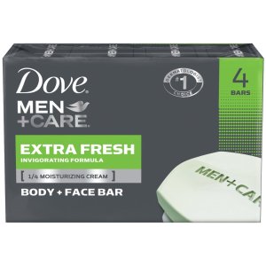 en+Care Body and Face Bar, Extra Fresh 4 oz, 4 Bar