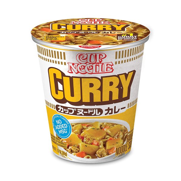 Cup Noodle Ramen Noodle Soup, Curry, 2.82 Oz (Pack of 6)