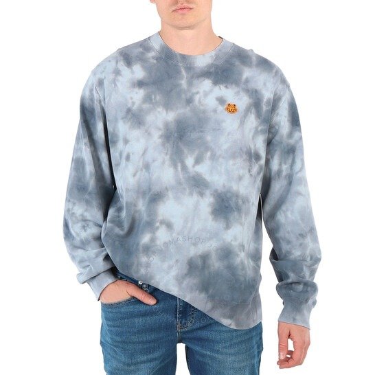 Men's Glacier Tiger Tie Dye Crew Sweatshirt