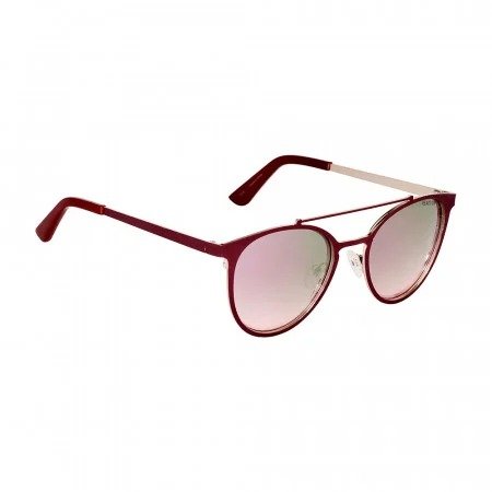 Reaction Metal Frame Pink Flash Lens Ladies Sunglasses KC13155167U