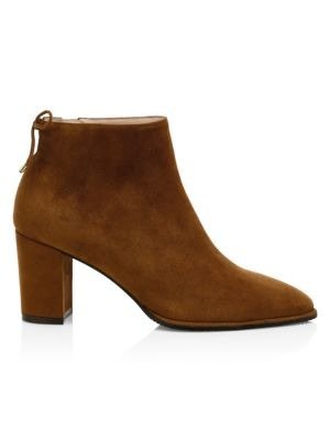 - Gardiner Point-Toe Suede Ankle Boots