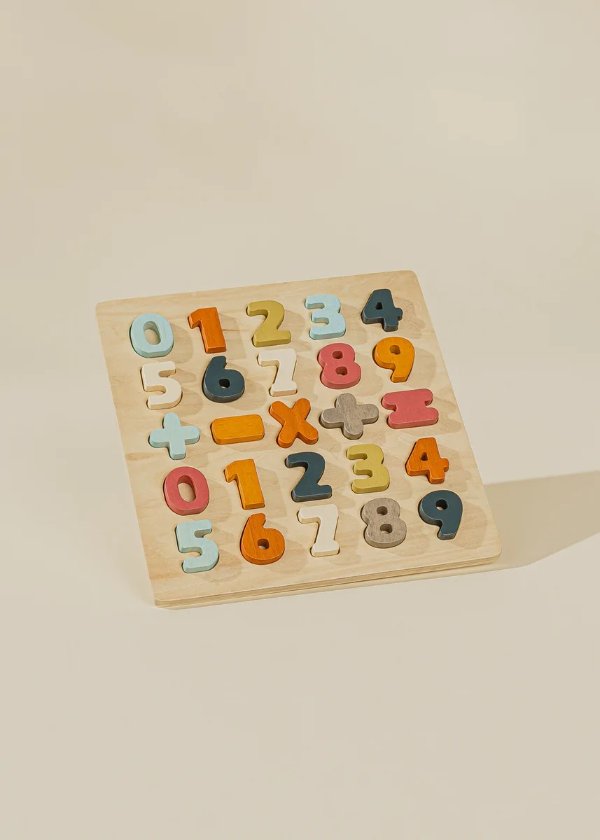 Wooden Puzzle - Numbers