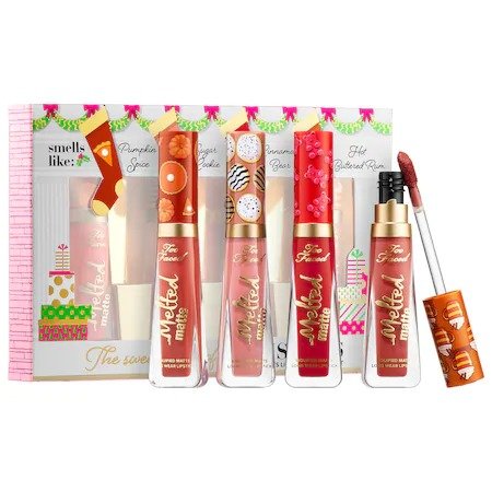 The Sweet Smell of Christmas-Mini Melted Liquid Lipstick Set