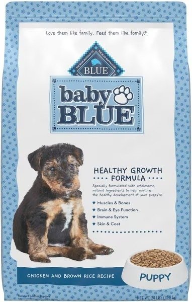 Baby Blue Healthy Growth Formula Natural Chicken & Brown Rice Recipe Puppy Dry Food