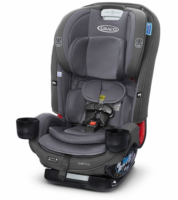 Graco SlimFit3 LX 3-in-1 All-in-One Convertible Car Seat - Kunningham