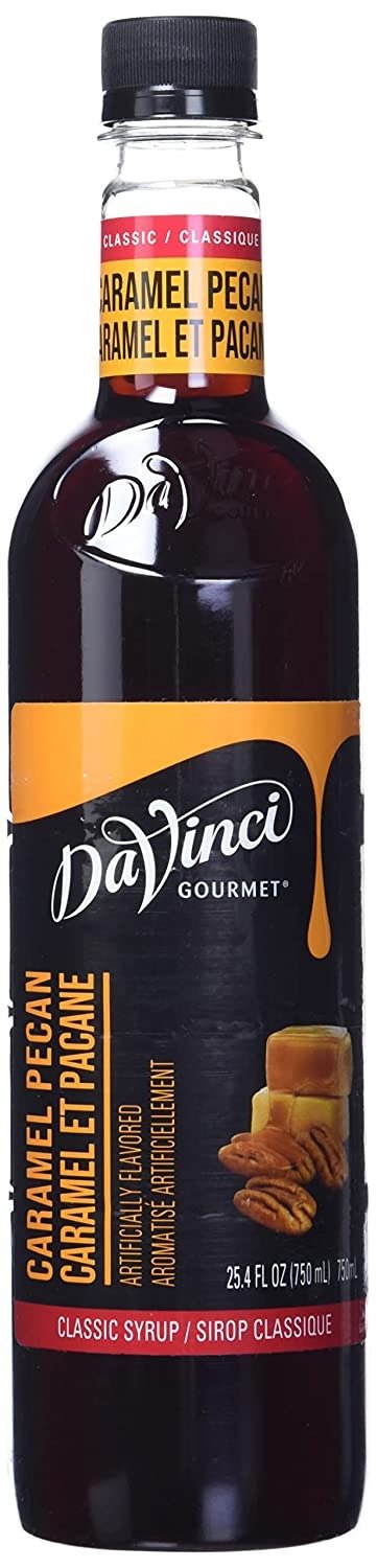 DaVinci Gourmet Classic Caramel Pecan Syrup, 25.4 Fl Oz (Pack of 1)