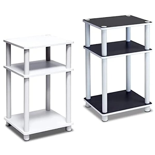 Just 3-Tier Turn-N-Tube End Table  set of 2