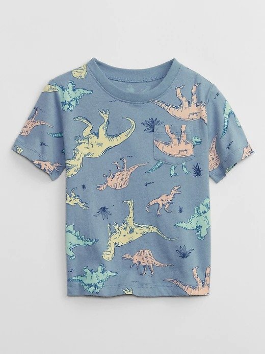 恐龙图案 婴儿、小童T恤