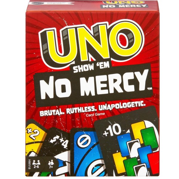 UNO 纸牌游戏“毫不留情”增强版 规则好冷血