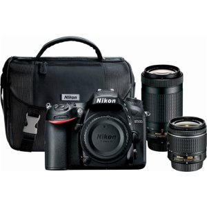 Nikon D7200 DSLR + 18-55mm & 70-300mm + 32GB SD