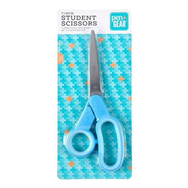 Pen + Gear Student Scissors, 7", Blue 153560-1003, 7 inch