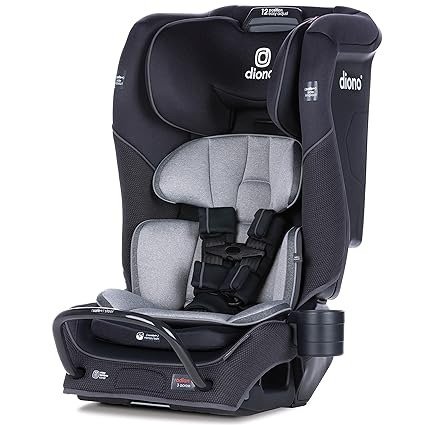 Radian 3QX 4-in-1 Rear & Forward Facing Convertible Car Seat | Safe+ Engineering 3 Stage Infant Protection, 10 Years 1 Car Seat, Ultimate Protection | Slim Design - Fits 3 Across, Jet Black