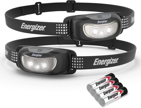 LED Headlamp Flashlights, High-Performance Head Light For Outdoors, Camping, Running, Storm, Survival, Batteries Included