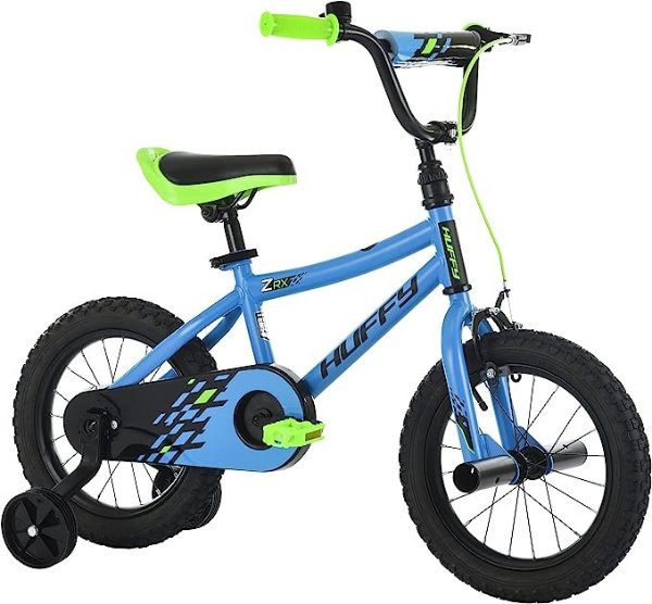 ZRX 12 英寸儿童自行车，带辅助轮