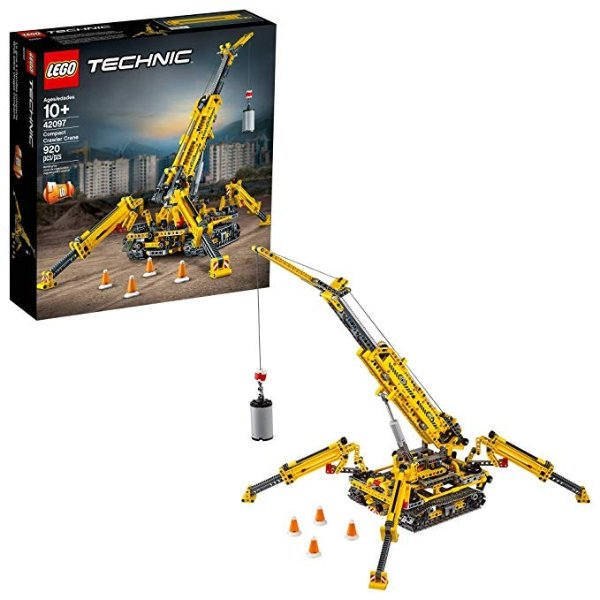 Technic Compact Crawler Crane 42097 Building Kit (920 Pieces)