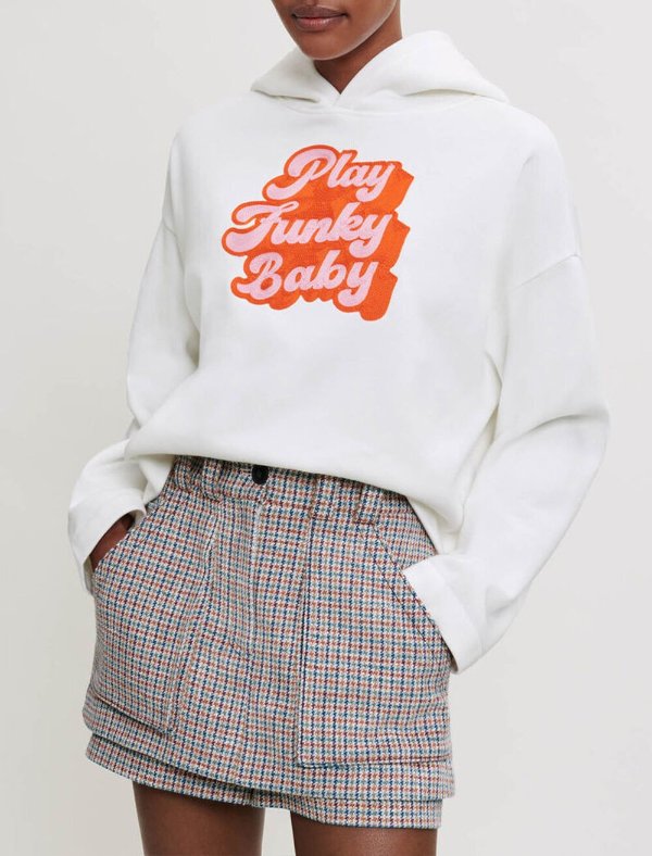 70’s-style embroidered sweatshirt