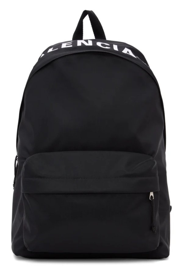 Black & White Wheel Backpack