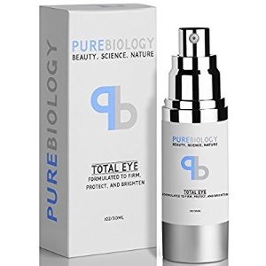 Pure Biology “Total Eye” Anti Aging Eye Cream Infused with Instant Lif