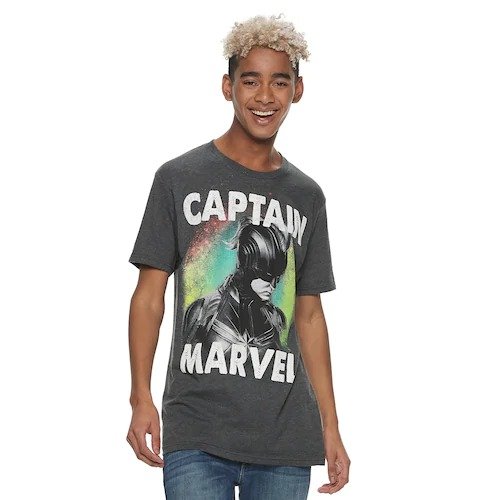 Men's Captain Marvel Graphic Tee
