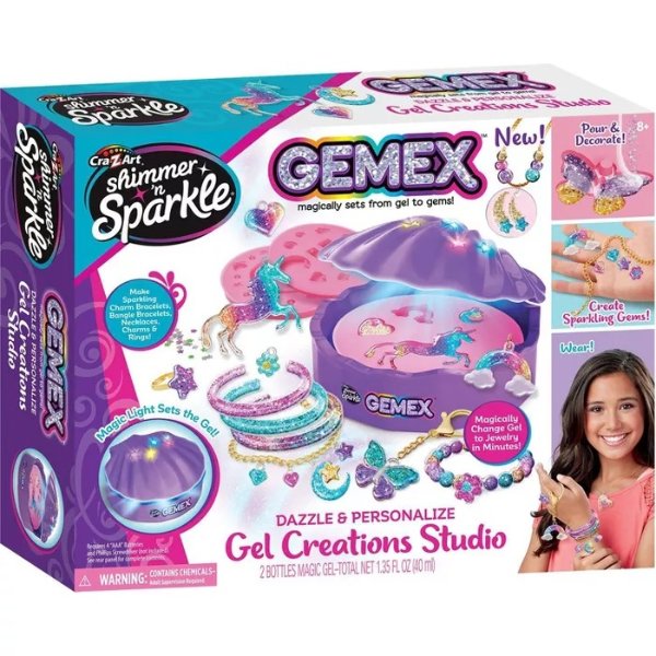 Shimmer and Sparkle Gemex Craft Activity Kit by Cra-Z-Art