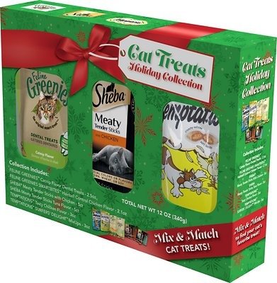 Temptations Sheba Holiday Collection Variety Pack Cat Treats, 12-oz package