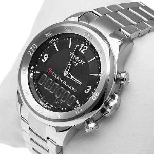 Tissot Men's T-Touch Classic Swiss Quartz Silver Watch