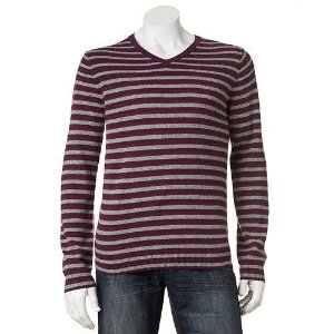 Marc Anthony Striped Cashmere Sweater - Men