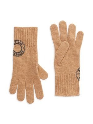Logo Cashmere Blend Gloves