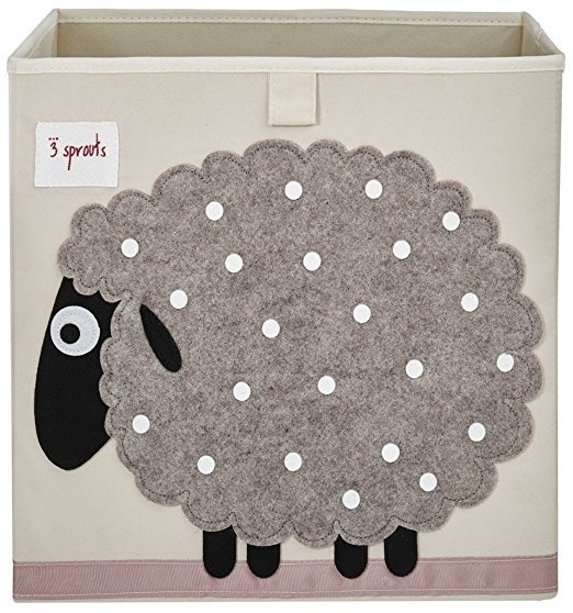 小绵羊图案布艺收纳盒/存储盒
