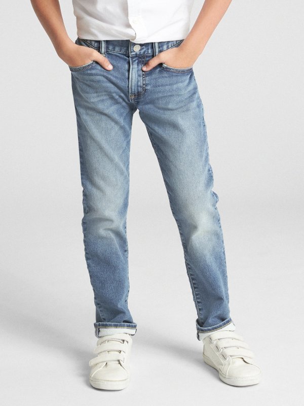 Kids Slim Jeans With Stretch