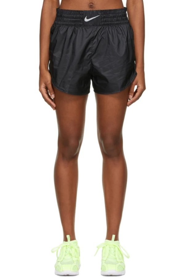 Black Tempo Luxe Shorts
