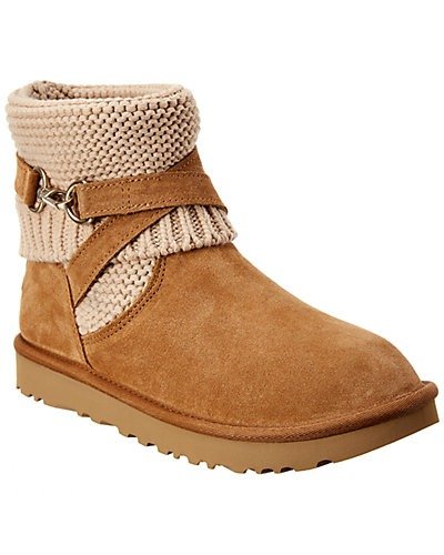 Women's Purl Strap Suede Boot