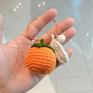 New Year Gift For Men, Peanut Fruit Keychain For Men, Backpack Bell Pendant Accessories Ornaments