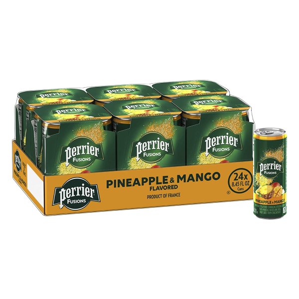 Perrier 菠萝芒果口味气泡水 24罐装