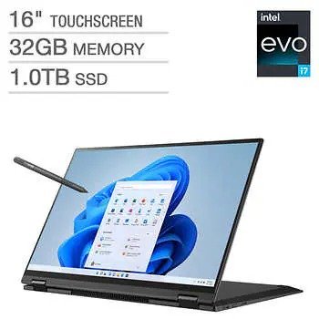 Gram 2-in-1 16" Touchscreen Intel Evo Platform Laptop - 13th Gen Intel Core i7-1360P - 2560 x 1600 - Windows 11