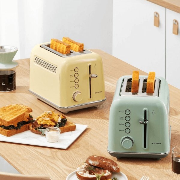 2片小多士炉 烤面包机 吐司机 家用多功能早餐机